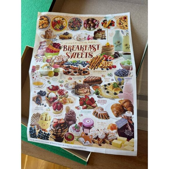 Cobble Hill | Breakfast Sweets 1000 Piece Jigsaw Puzzle with Poster - Picture 5 of 6